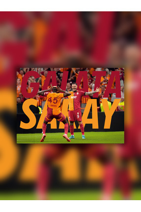 TUGO A4 Boyutunda Metal Galatasaray Tablosu