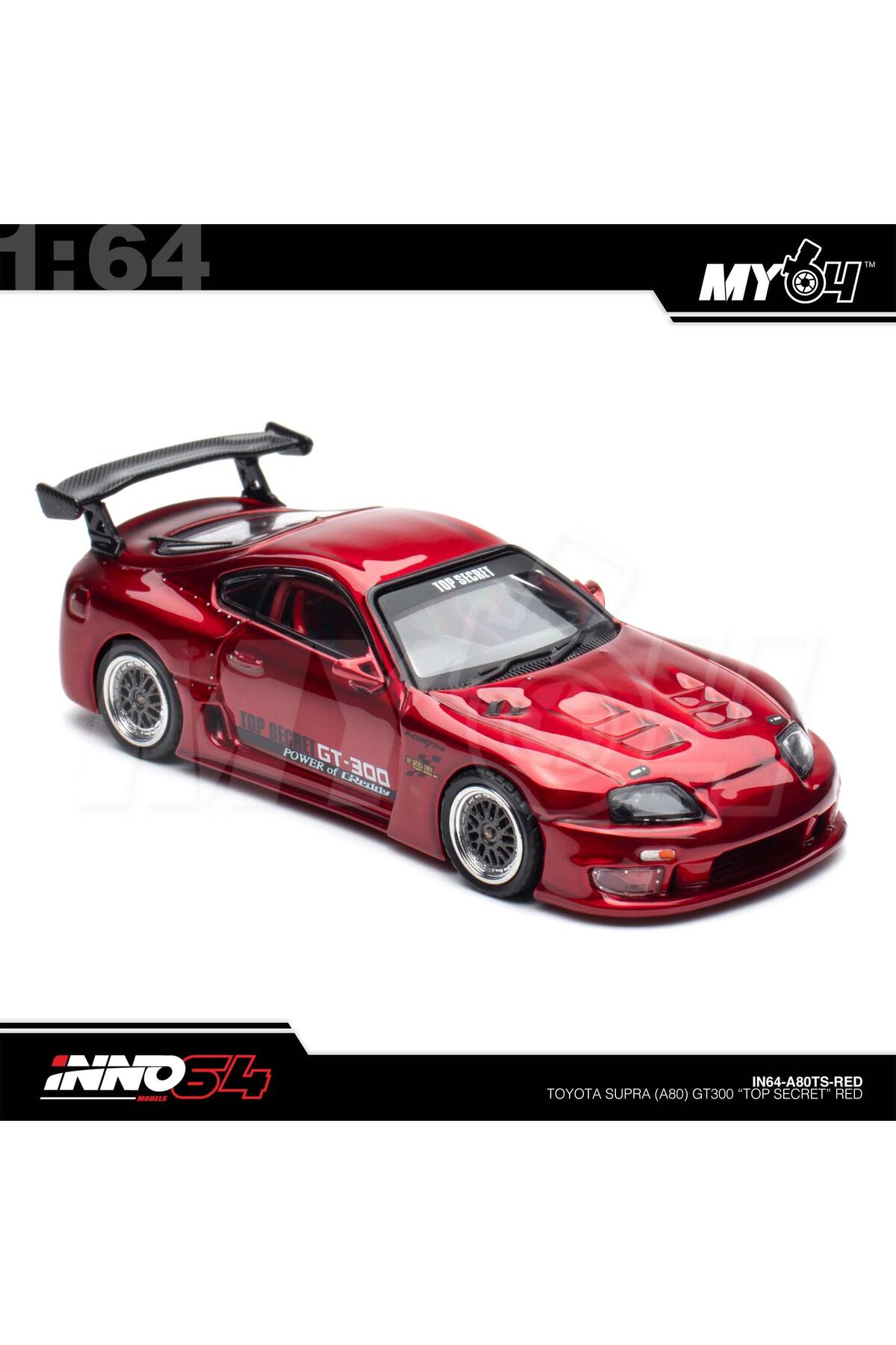 Inno Inno64 1/64 ölçek toyota supra a80 top secret gt300 model