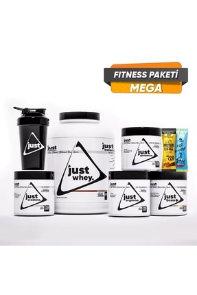 JUST NUTRİTİON Fitness Paketi - Mega (Protein+BCAA+Glutamine+Arginine+Creatin...