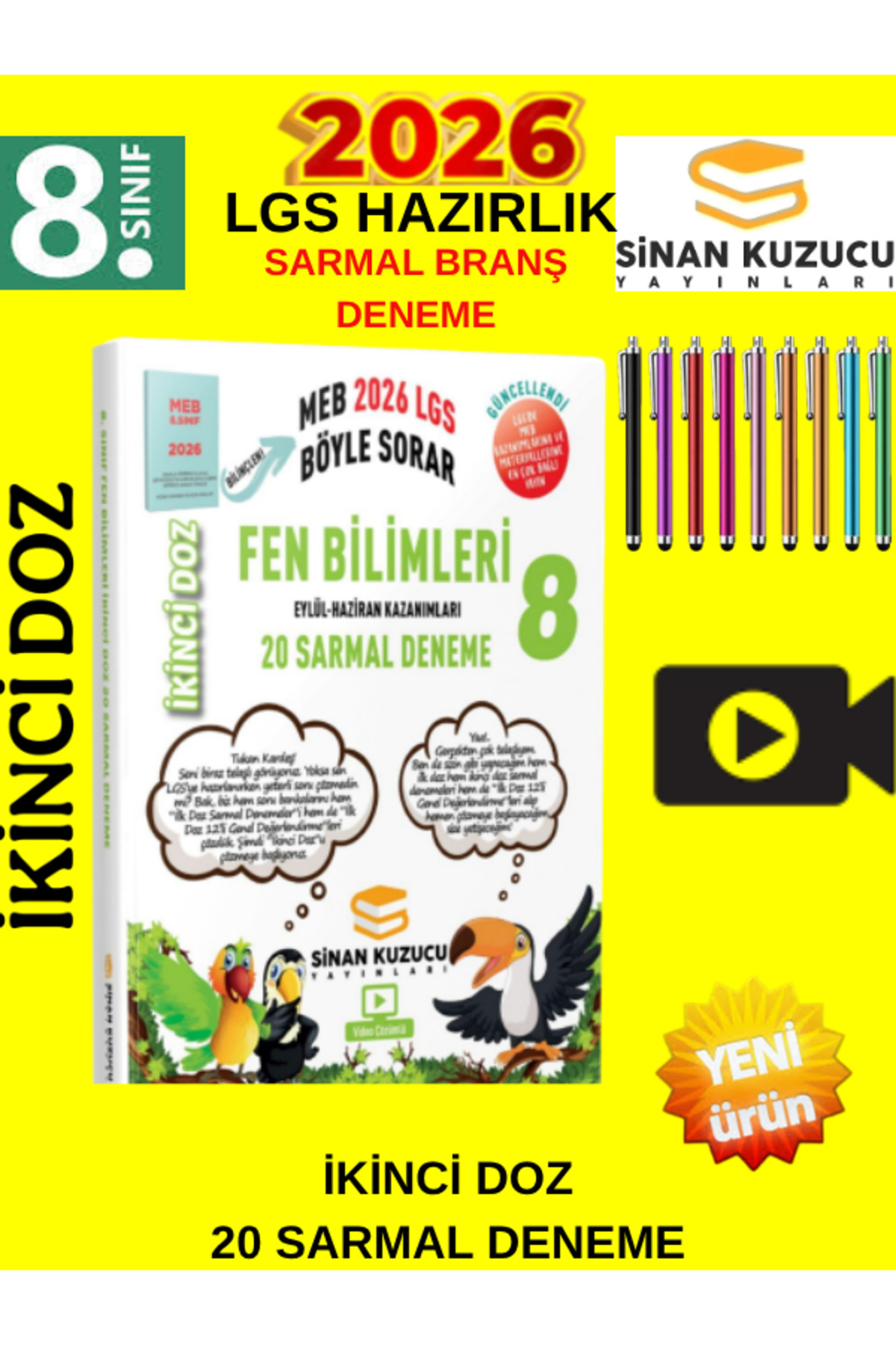 SİNAN KUZUCU YAYINLARI SİNAN KUZUCU 8. Sınıf İKİNCİ DOZ Sarmal