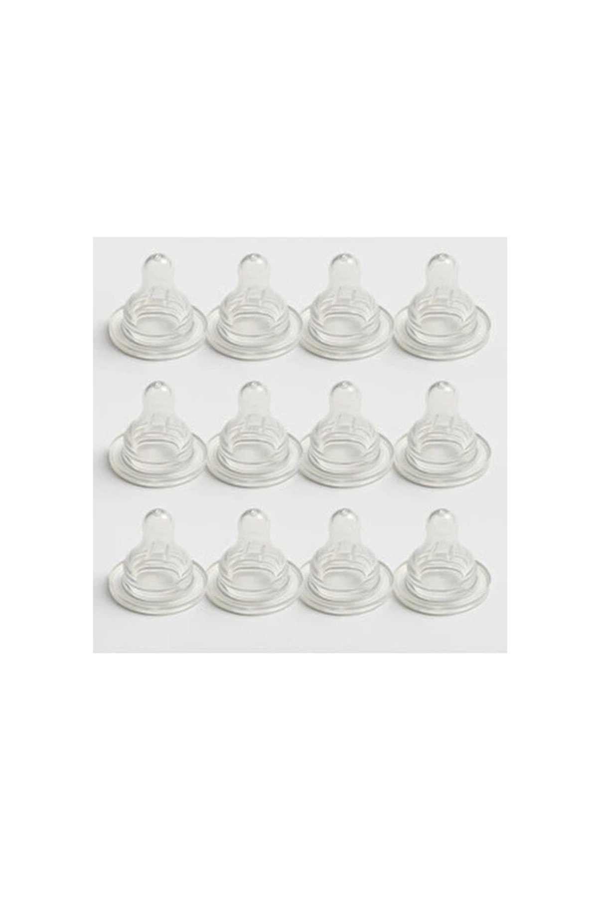 Eda Bebe Eda Silikon Biberon Başlığı 12 Adet + Pişik Kremi Hediye fotoğrafı 6 (önizleme)