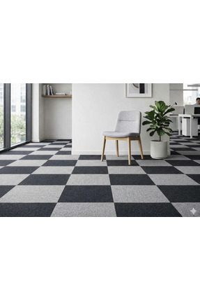 Dekofix Kendinden Yapışkanlı Antrasit Zemin Kaplama – 6’lı Set