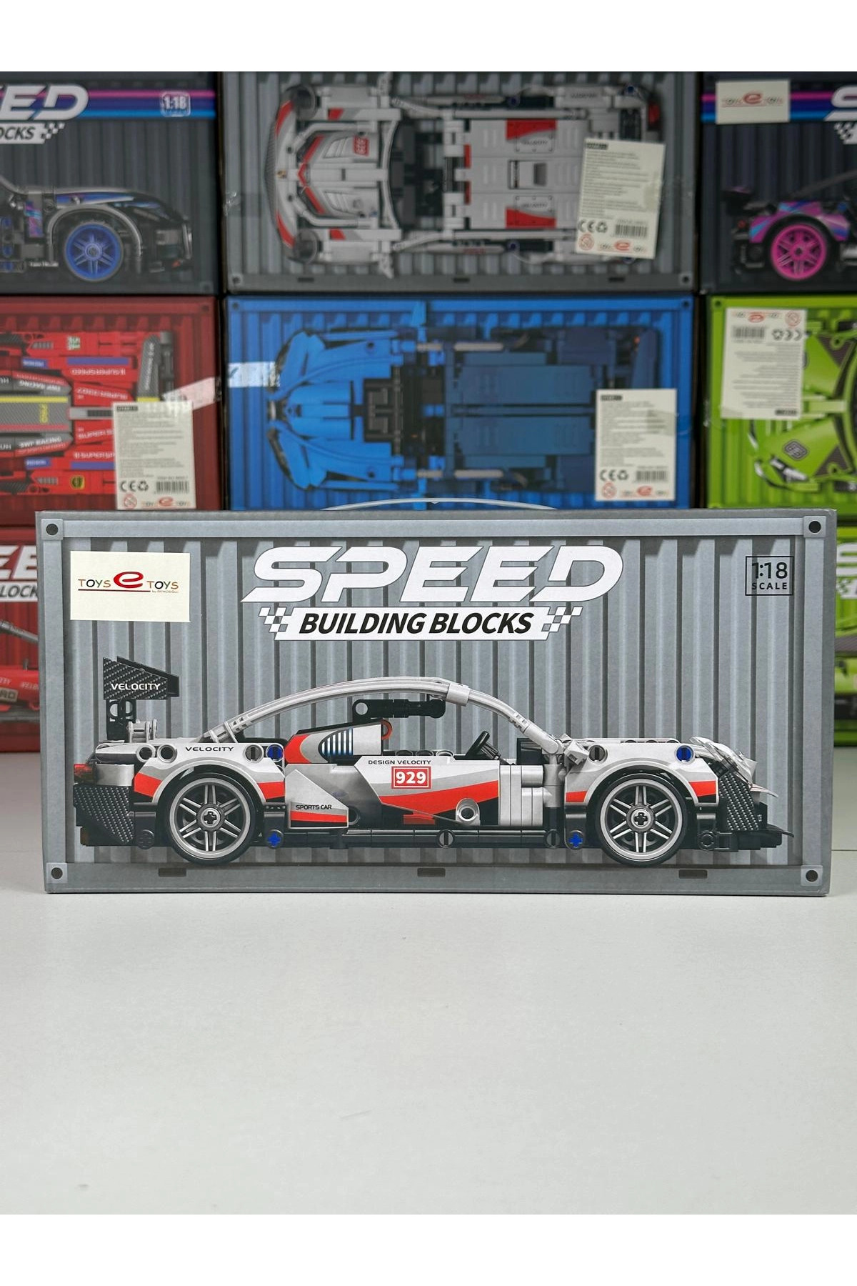 Toys Speed Building Blocks - 1:18 Ölçekli Velocity Serisi Yarış