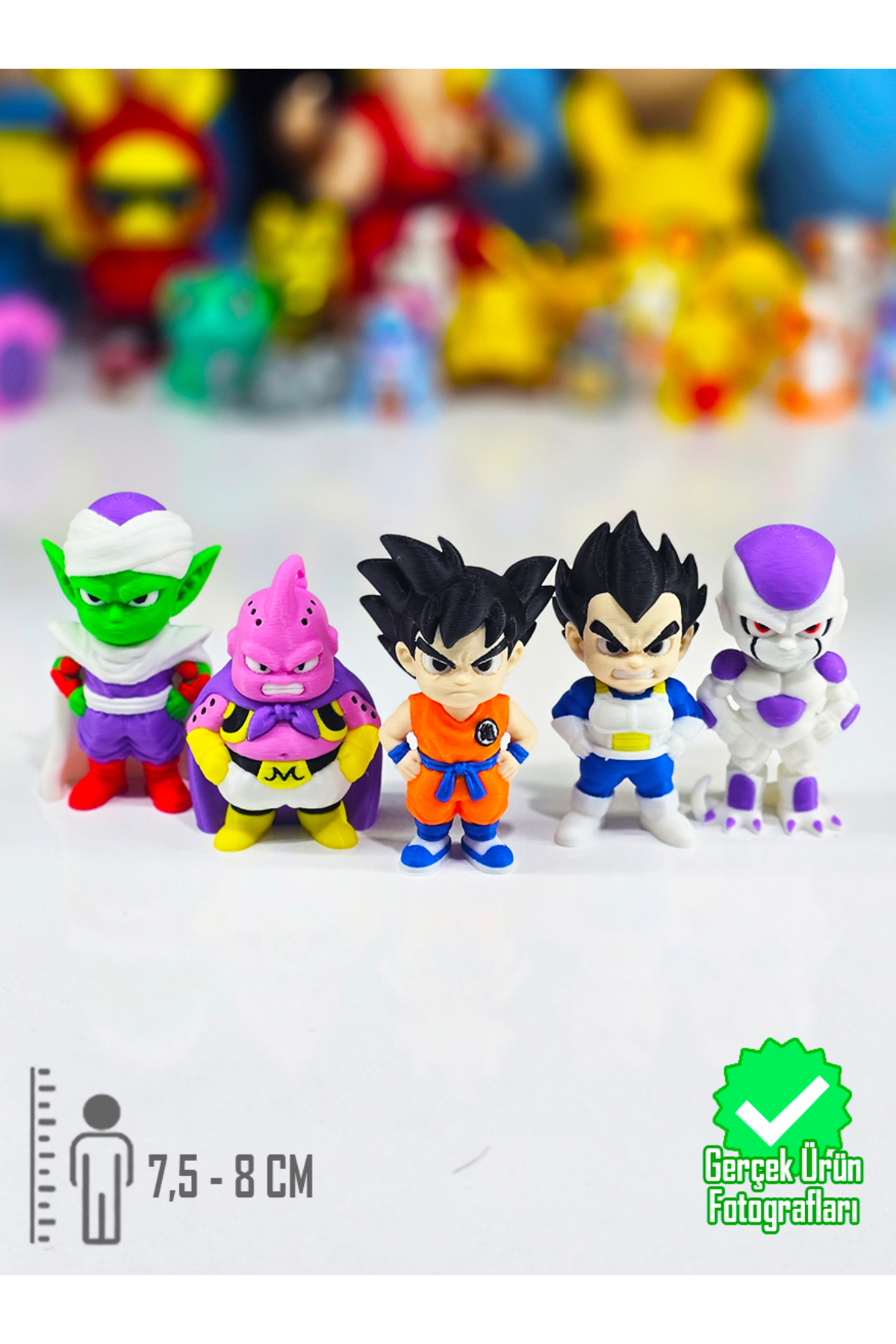 Suelo Butik 5'li Dragon Ballz Karakterleri Figür Seti Son Goku