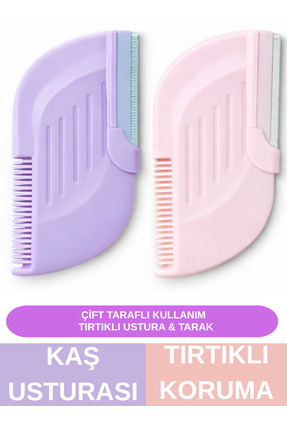SheMask Kaş Usturası Kaş Makası Taraklı Yüz Usturası Kaş Bıyık Alma Aleti Kaş...