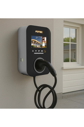 FOTEC Visio Maxi 22kW AC Trifaze Elektrikli Araç Şarj İstasyonu – RFID, Wi-Fi...