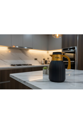 Star Termos 1 Lt Cam Hazneli Termos Sızdırmaz Çelik 12 Saat Sıcak 24 Saat Soğ...