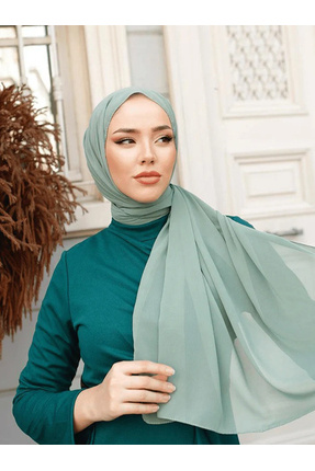 asia collection DÜZ ŞİFON ŞAL