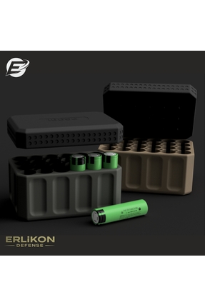 ERLİKON 18650 Pil Kutusu – 24 Hücre Kapasiteli