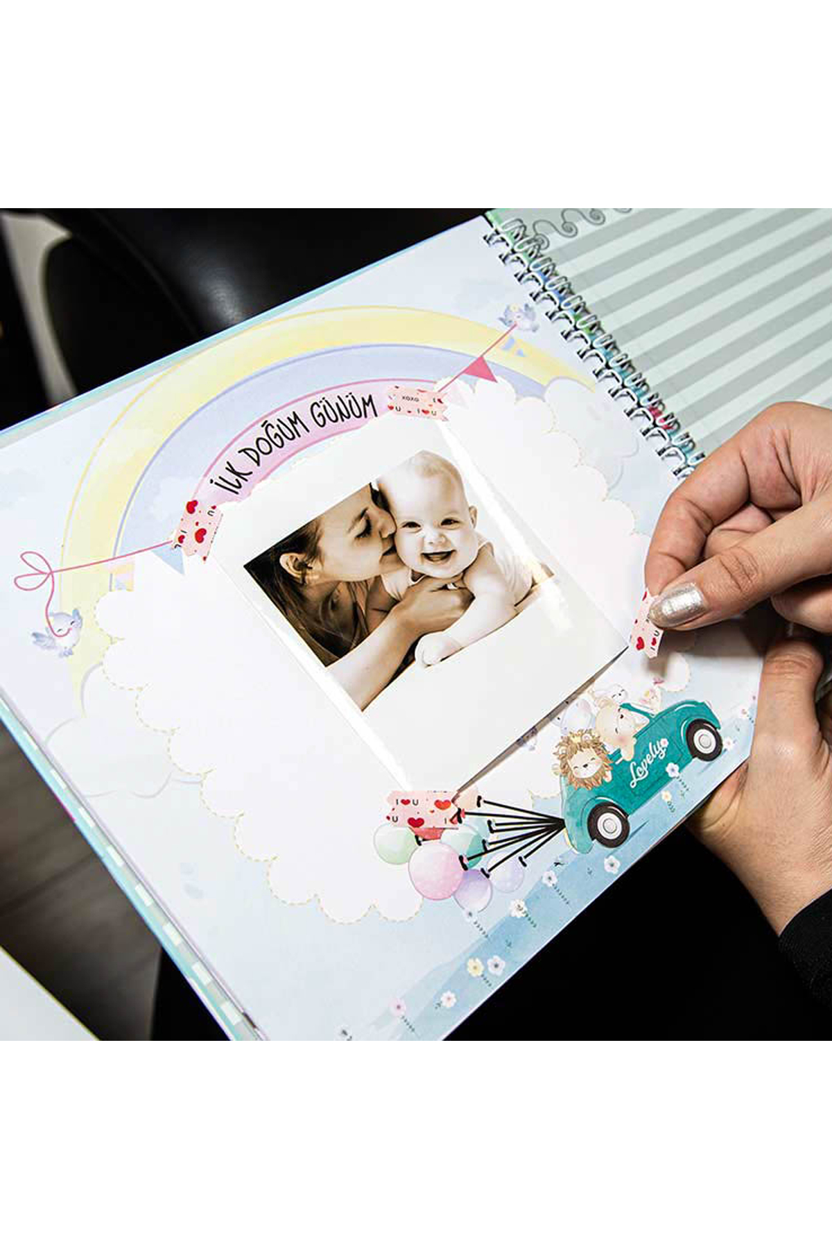 UMAYla hediyelik anne albüm bebek fotoğrafı 5 (önizleme)