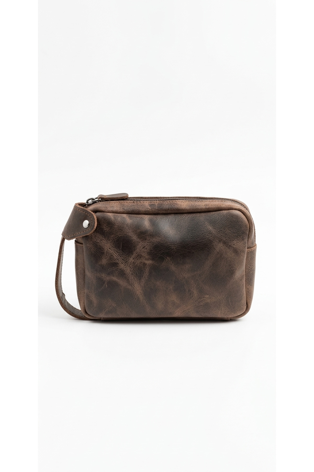 GALANDE .Hakiki Deri El ve Bilek Çantası, Dopp Kit / Hakiki Deri