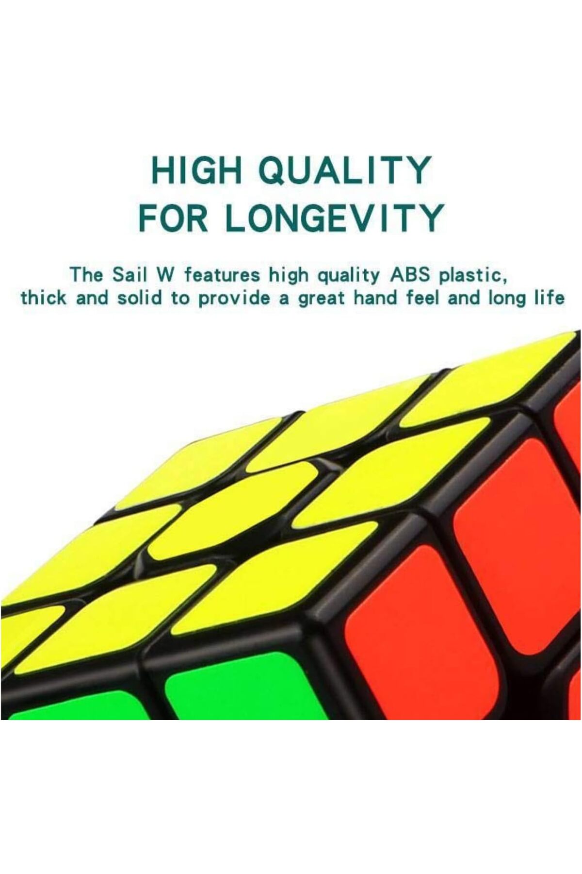 LRS STORE 3x3 QY Speed Zeka Küpü Blackhole Akıl Küpü QIYI Rübik Küp Profesyonel fotoğrafı 3 (önizleme)