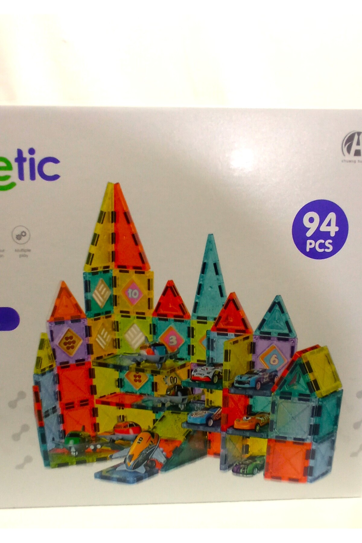 Pufline Yapı Blokları Tam 94 U Imagination Parça Mıknatıslı Manyetik fotoğrafı 4 (önizleme)