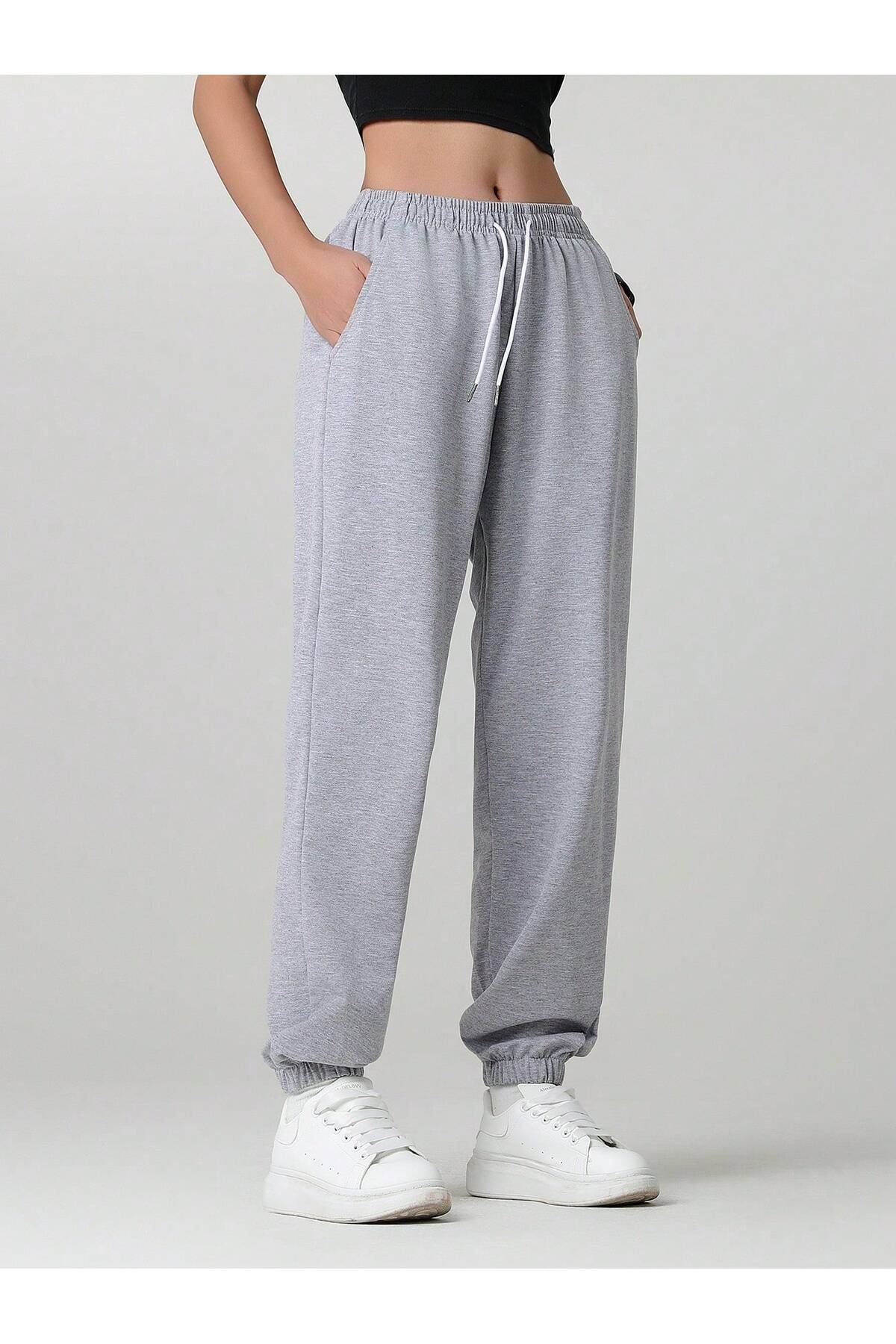 ZİYMO OVERSIZE UNISEX EŞOFMAN ALTI görsel 5