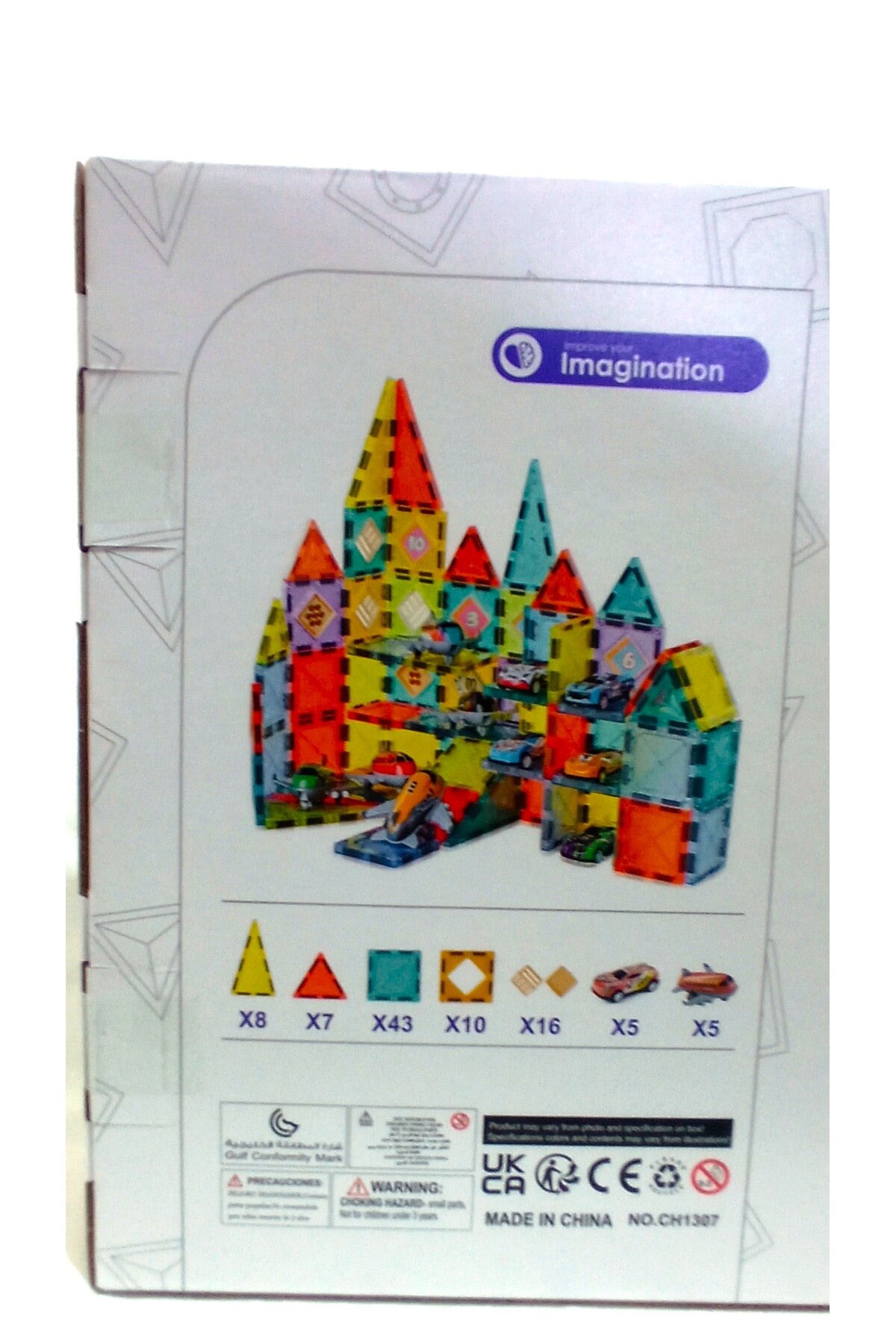 Pufline Yapı Blokları Tam 94 U Imagination Parça Mıknatıslı Manyetik fotoğrafı 7 (önizleme)