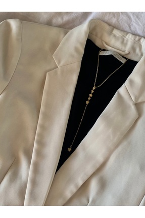 Snedesign Çelik y stars kolye