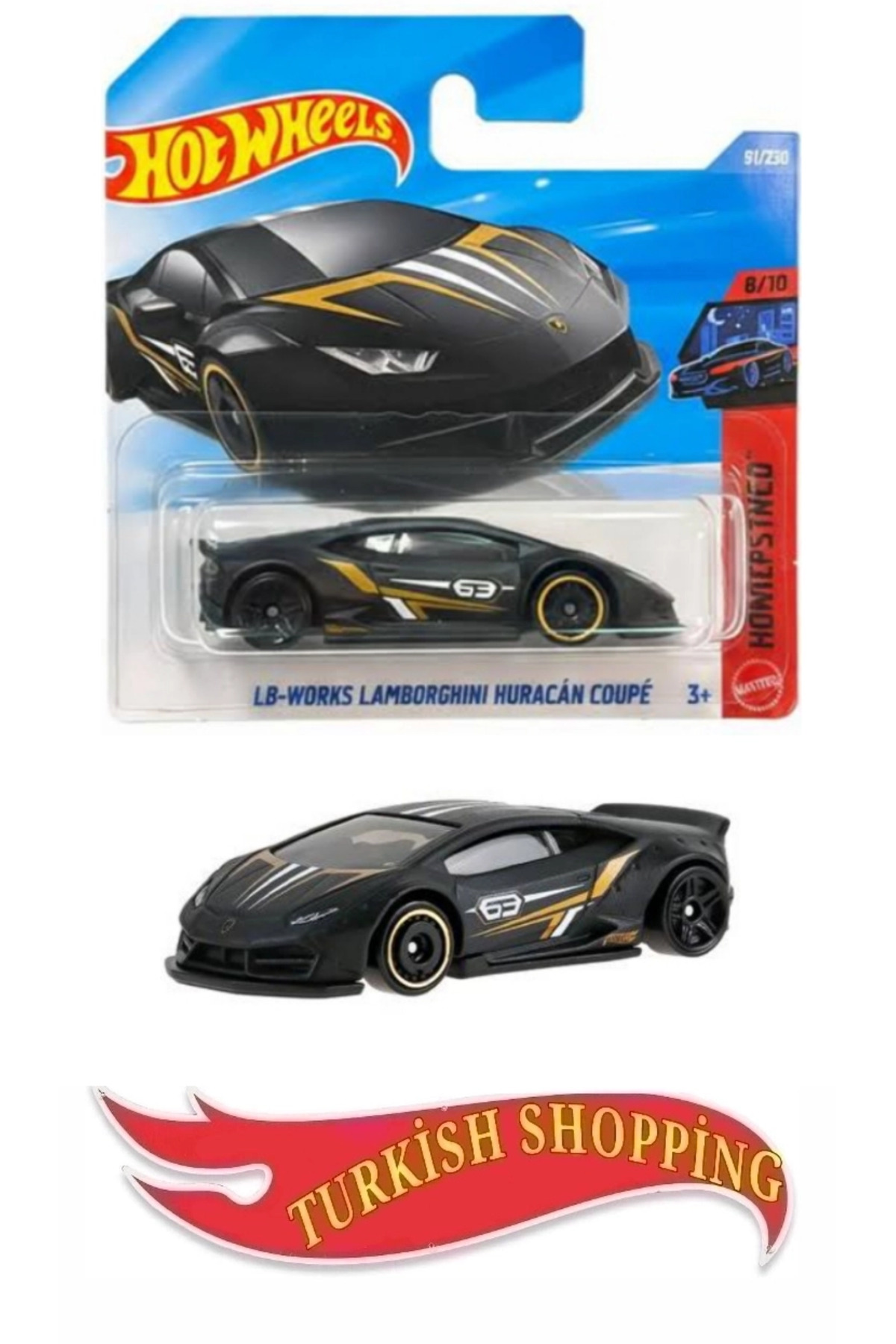 HOT WHEELS 2026 Case 1:64 Ölçek Lb-works Lamborghini Huracan Coupe