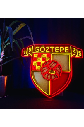 BACK Göztepe Logo Neon Led Dekoratif Duvar Aydınlatması-Göz Göz Neon Duvar De...