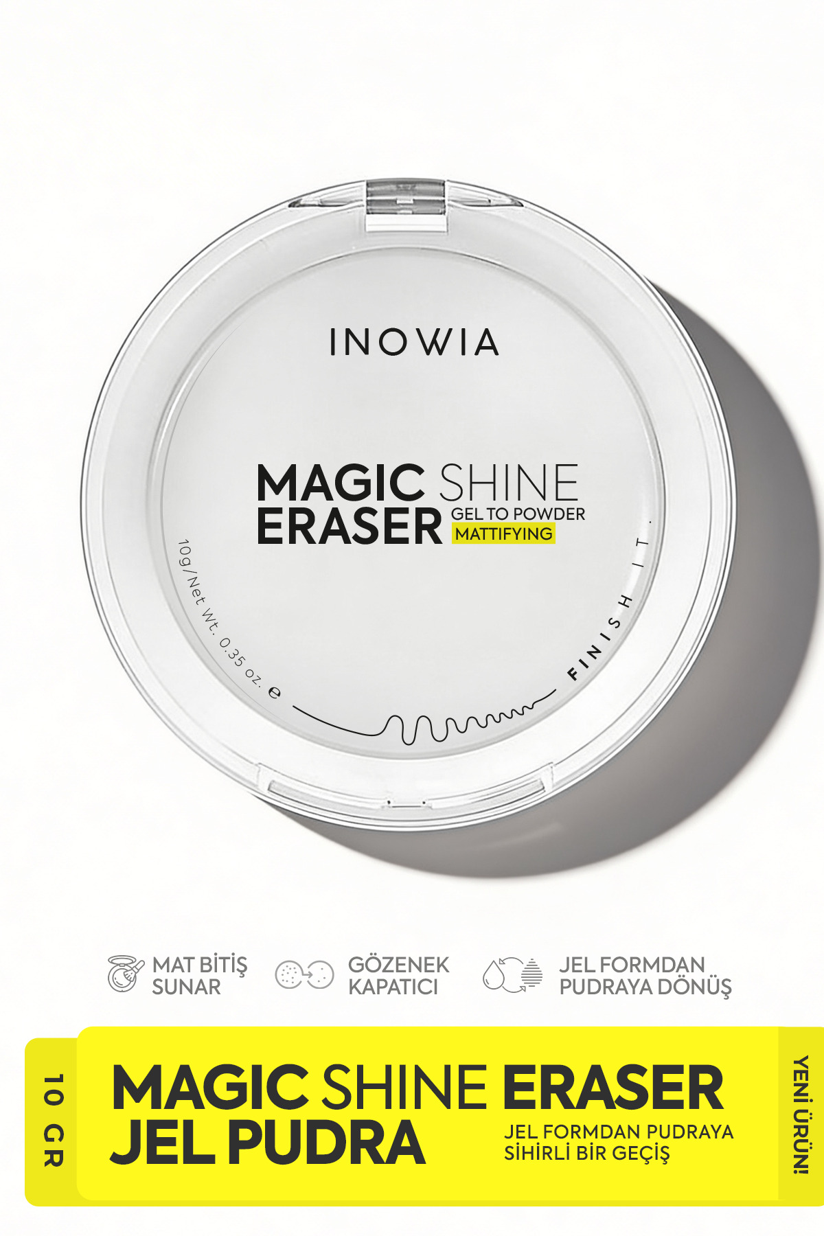 İnowia İNOWİA-Magic Eraser-Jel pudra-Matlaştırıcı-Shine Gel to Powder - Fiyatı, Yorumları