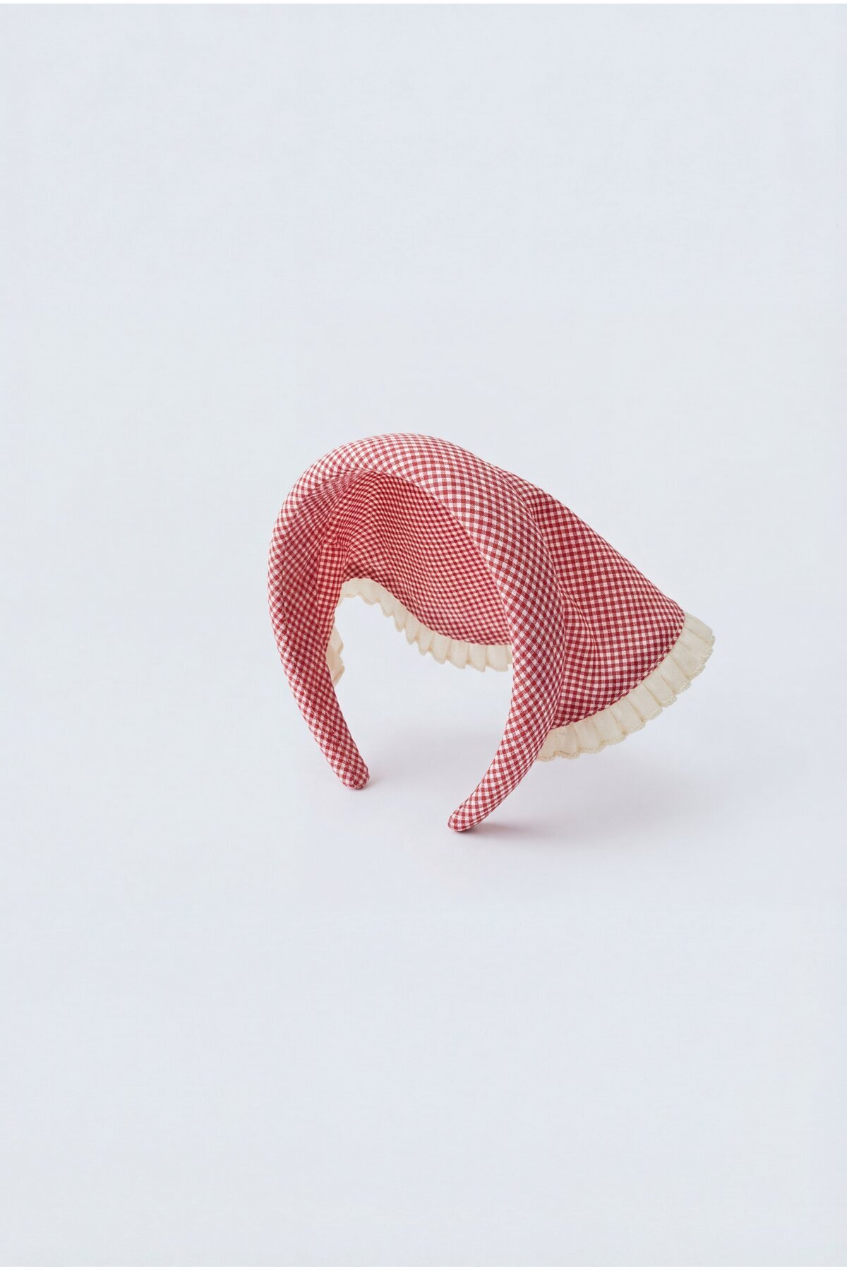 Girl Cotton Red Pötikare Hair Crown - Flywheel Detailed