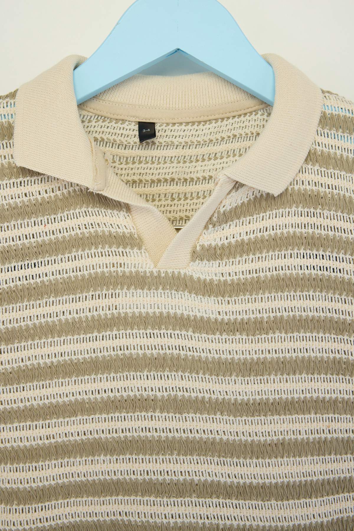 Trendyolmilla  Taş Dokulu Örme Erkek Çocuk Alt - Üst Takım TKDSS26AU00009 - Görsel 4