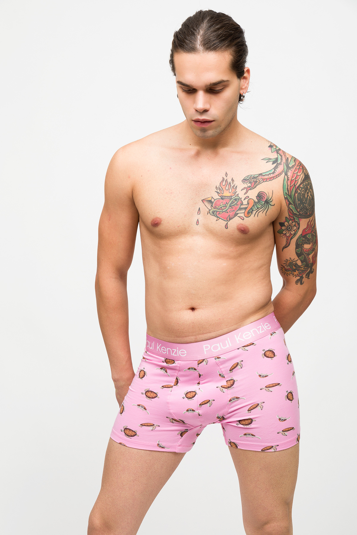 Paul Kenzie Erkek Boxer - Eco Characters - Turtley görsel 4