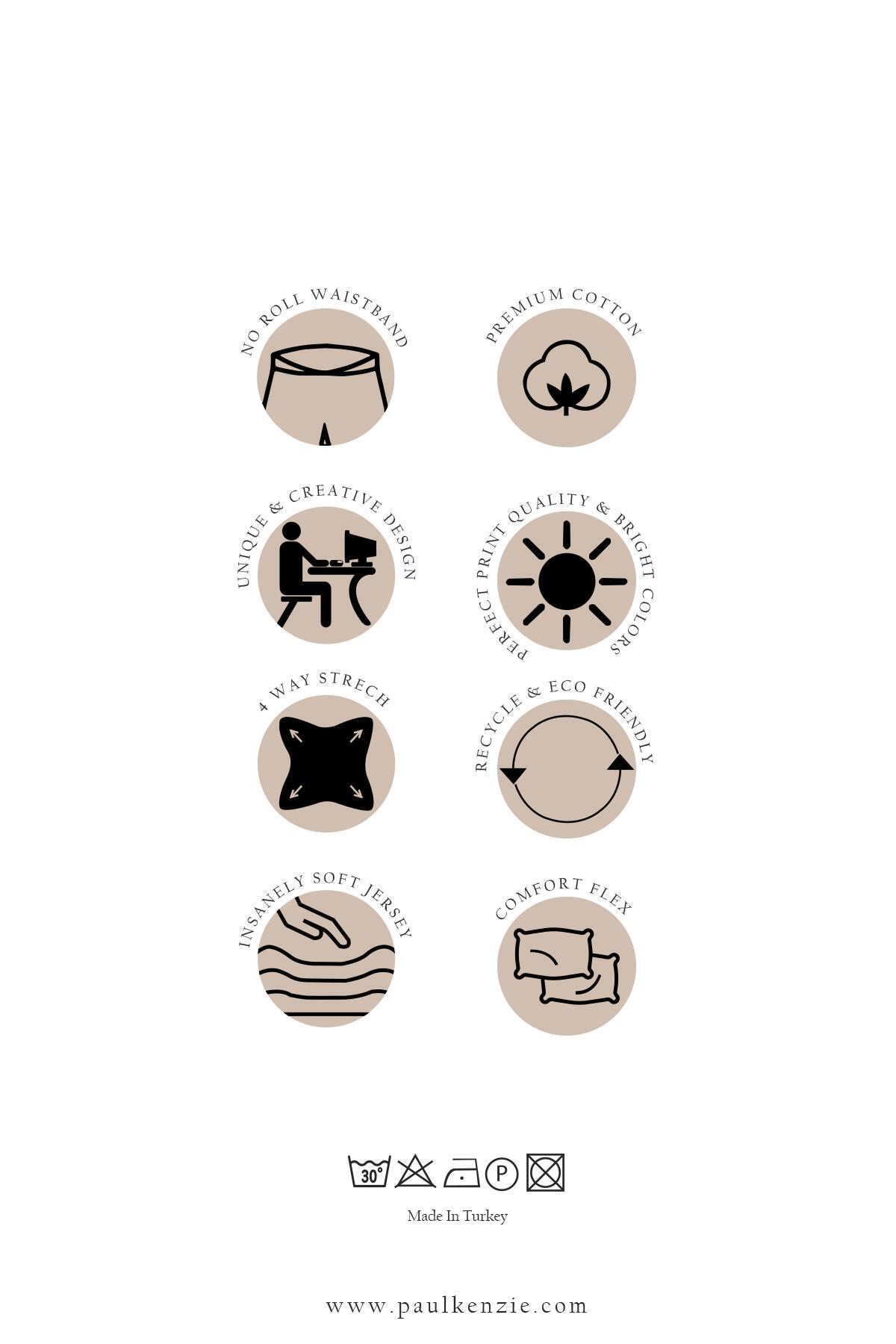 Paul Kenzie  Zebra Erkek Boxer 3 Adet - Görsel 8