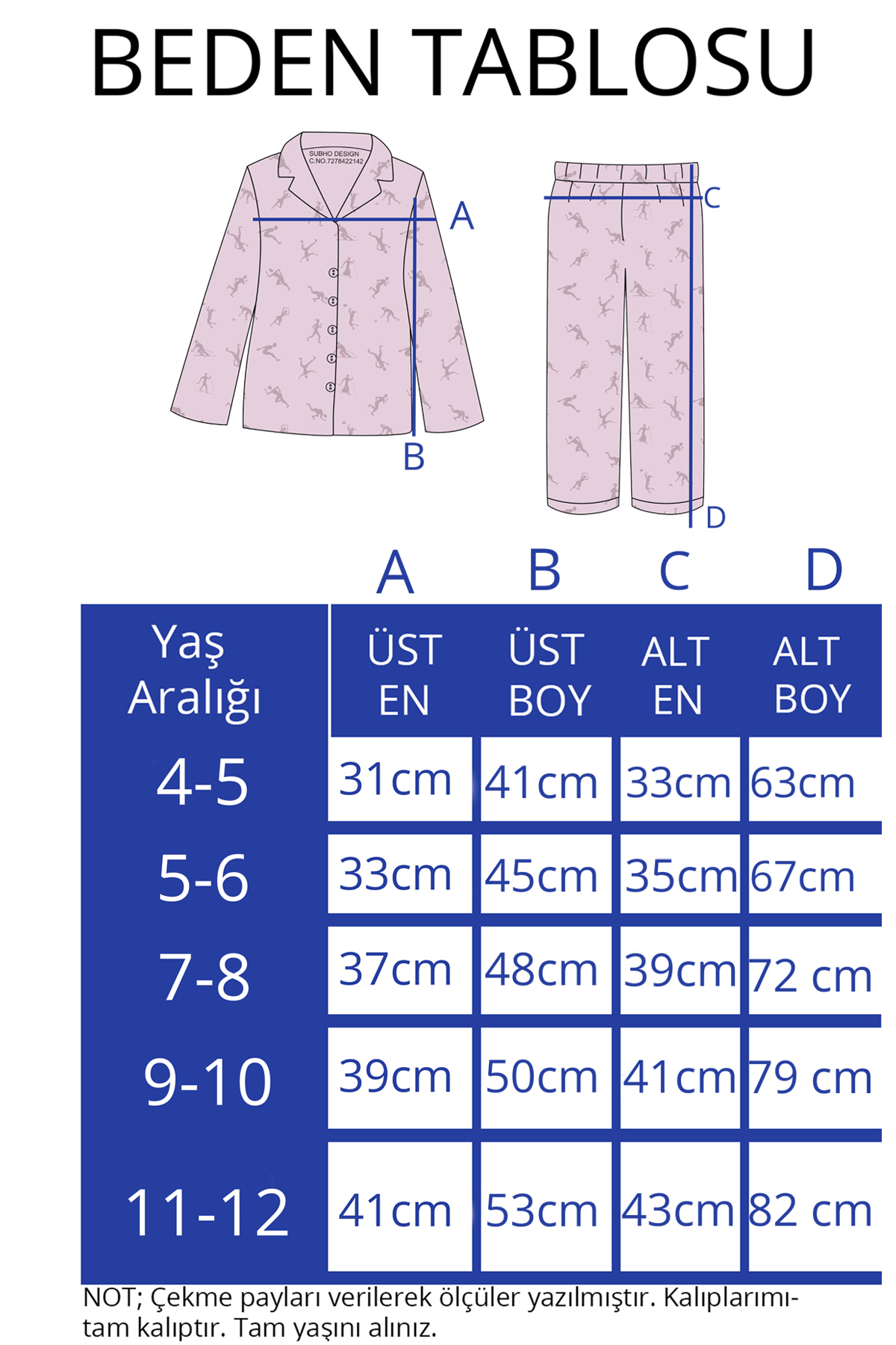 Belya Kids Wear Kız Çocuk Pamuklu Süet Pembe Çilek Desenli Gömlek Yaka Uyku Bantlı Düğmeli Uzun Kollu Pijama Takımı fotoğrafı 3 (önizleme)