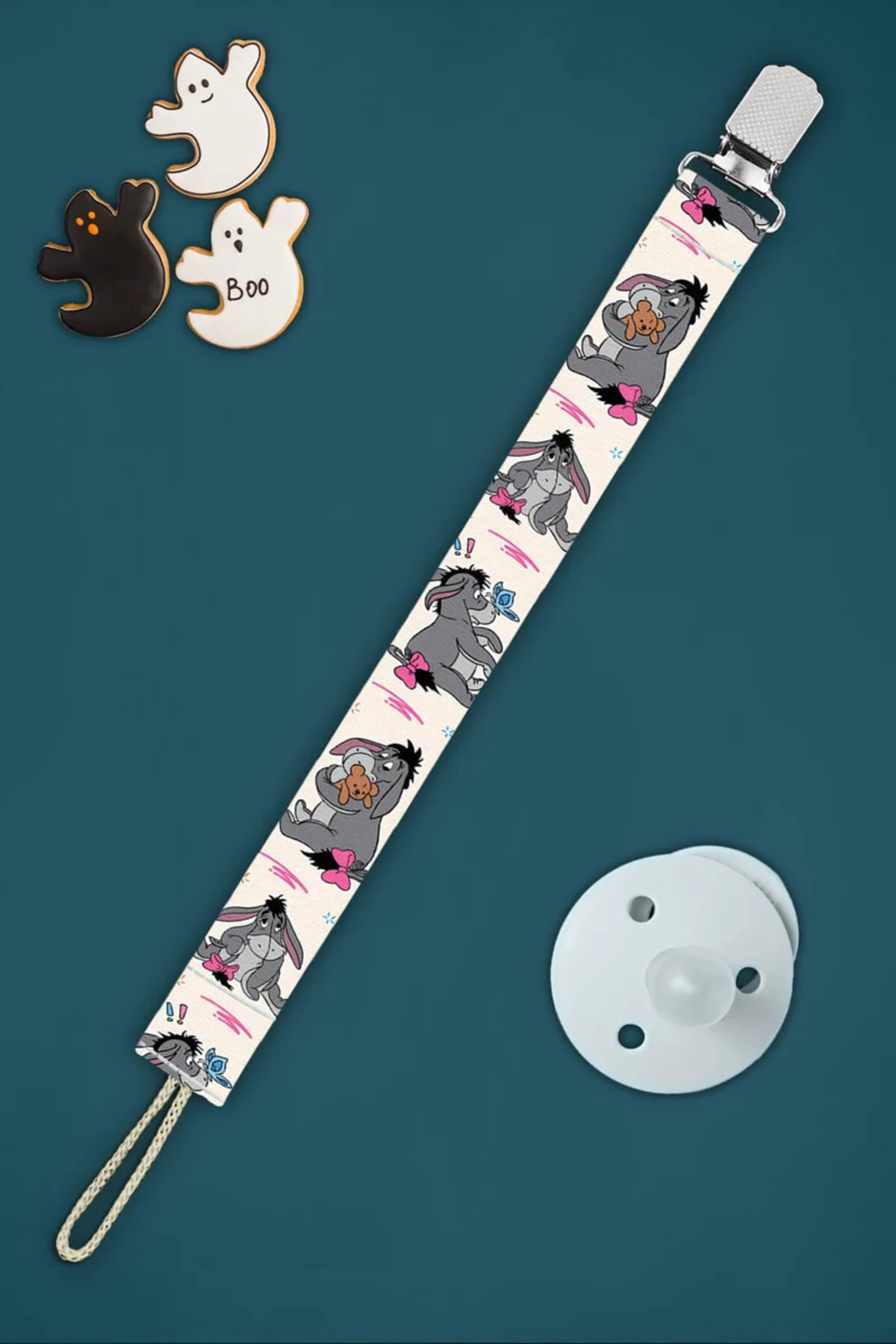 Apptakı Eşşek Sıpa Bebek Emzik Askısı Emzik Zinciri Emzik Tutacağı Emzirme Aksesuarı - EMZ0042 fotoğrafı 2 (önizleme)