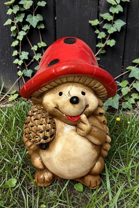 libre design DEKORATİF 30cm BÜYÜK BOY KİRPİ EV BALKON BAHÇE DEKORASYON BOHEM ...