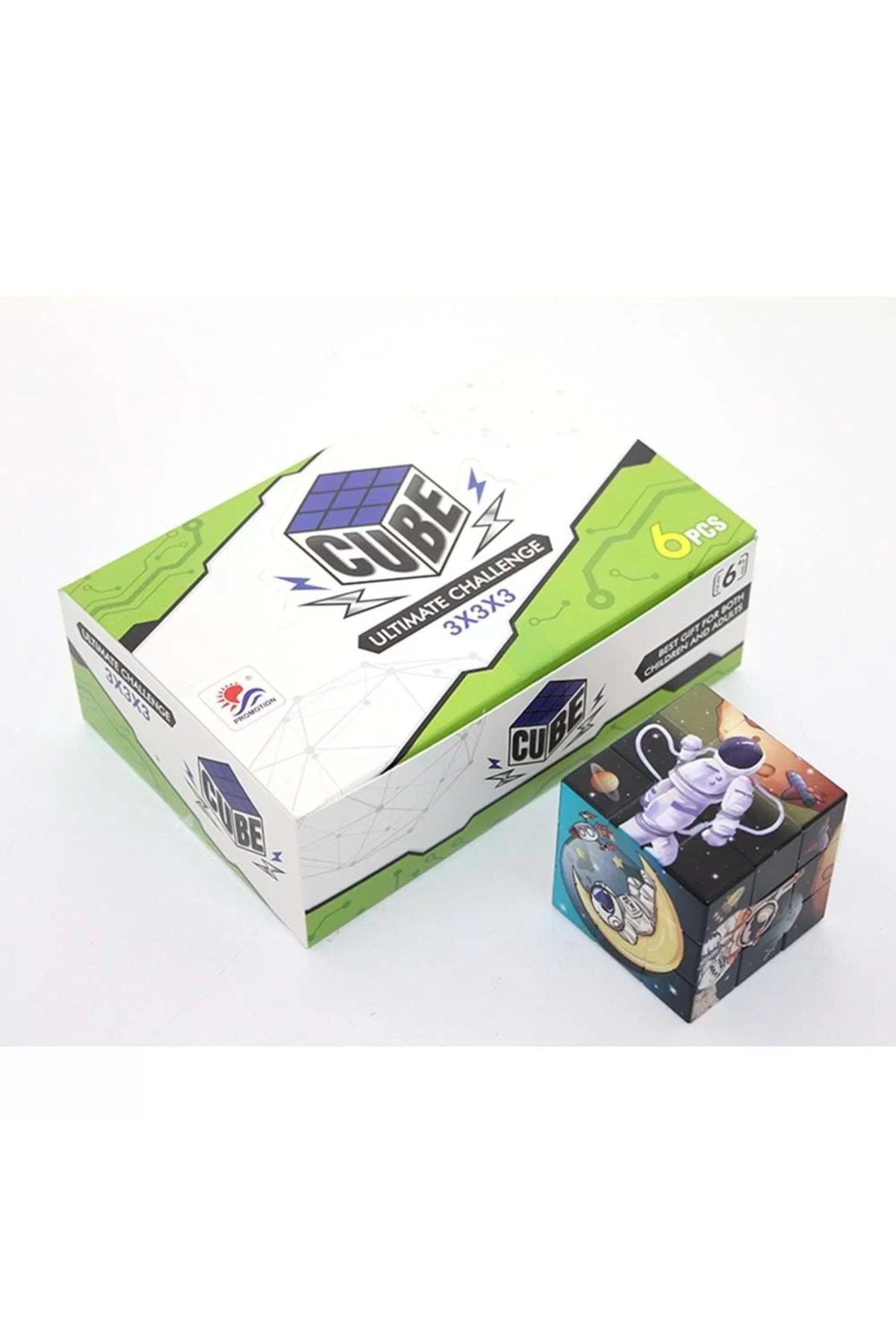 Skygo Uzay Temalı Küp Yapboz Zeka Küpü fotoğrafı 2 (önizleme)