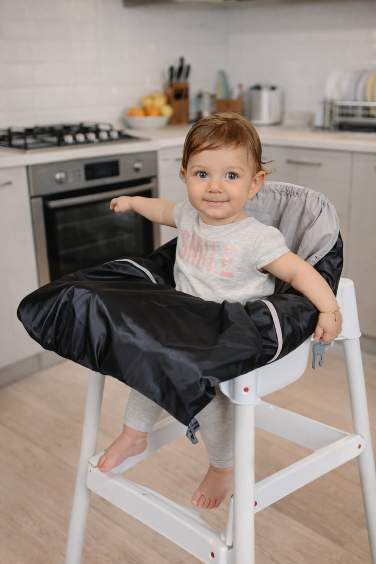 ubeybi Universal Hijyenik Bebek Örtüsü - Alışveriş Arabası ve Mama Sandalyesi Koruyucu fotoğrafı 7 (önizleme)