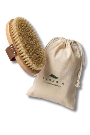 Frondia %100 Doğal At Kılı Vücut Fırçası | Selülit Karşıtı & Detoks Ritüeli +...