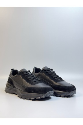 Daytex Hakiki Deri Rugan Detaylı Eva Taban Casual Erkek Ayakkabı