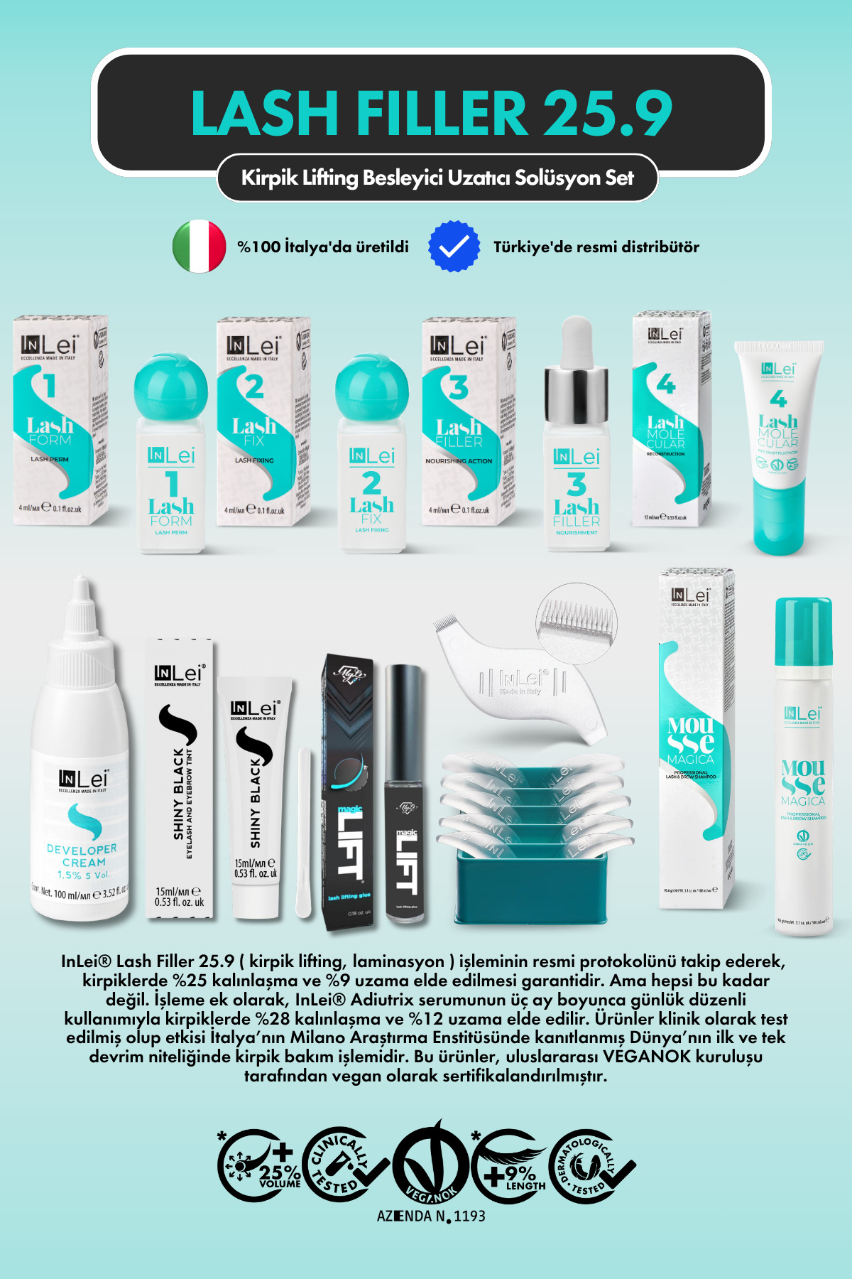 Lash Filler Kirpik Lifting & Laminasyon Dolgu Seti & Kiti — lashfiller-set
