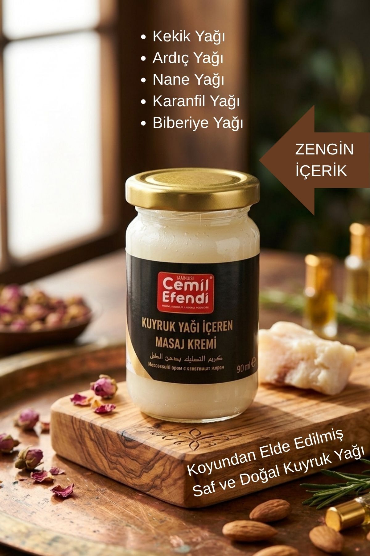 کرم ماساژ چربی دم ۹۰ میلی‌لیتری کرم چربی دم — kuyruk90 — تصویر 2 از 7