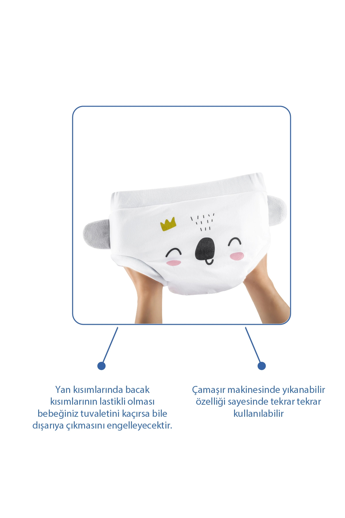 Babyjem Soft Alıştırma Külodu Beyaz 2 Yaş fotoğrafı 3 (önizleme)