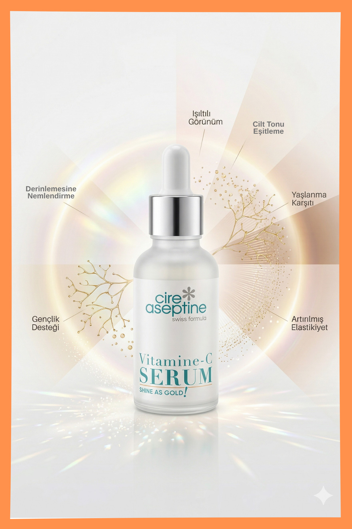 Vitamine-C Yüz Serumu 30 ml- SHINE AS GOLD! — PR00855 — تصویر 4 از 6