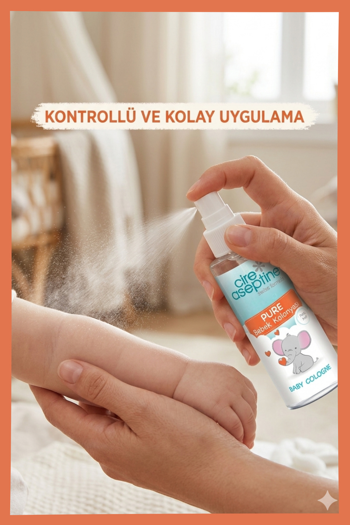 Cire Aseptine Bebek Kolonyası Pure 150 Ml fotoğrafı 4 (önizleme)