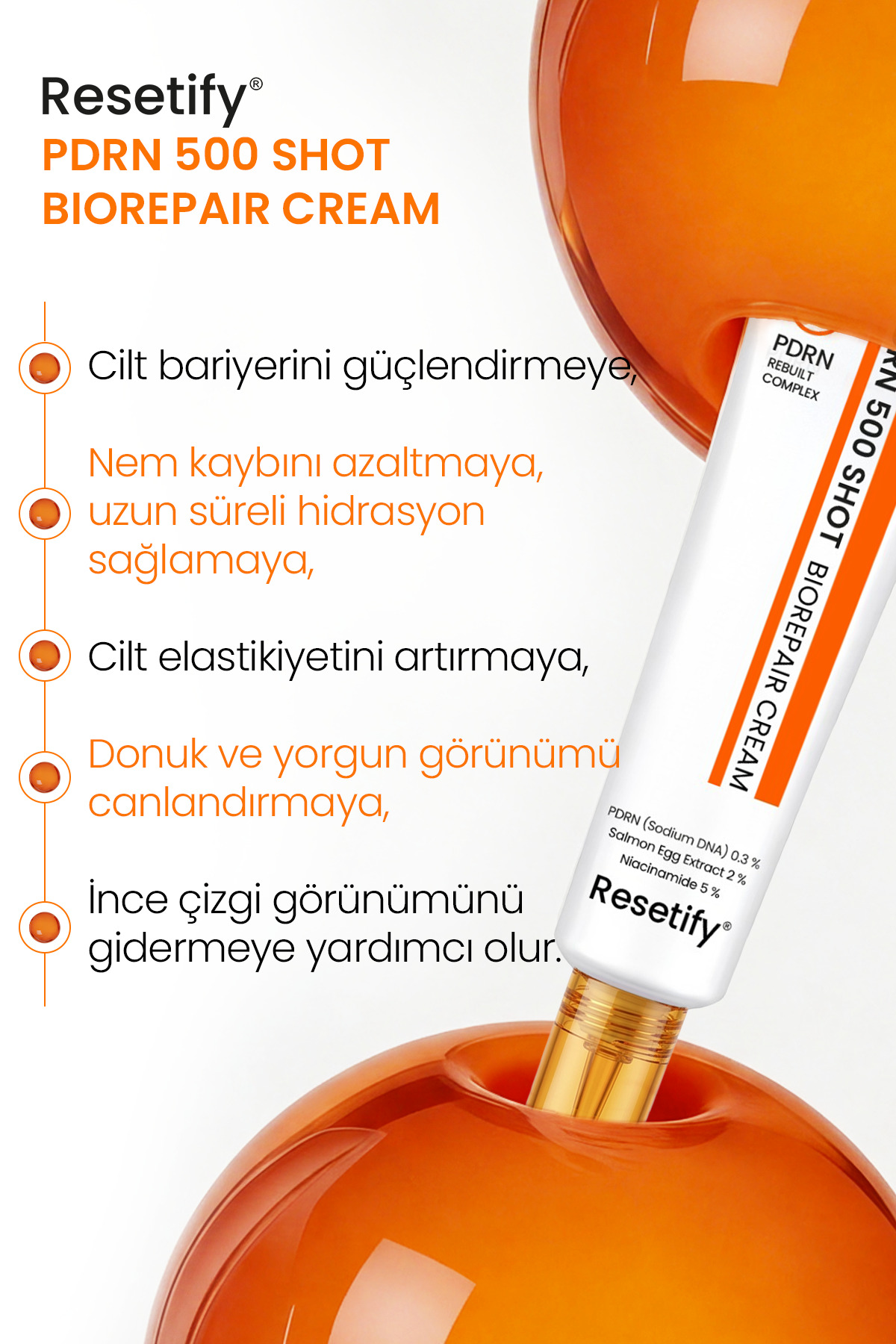 PDRN 500 Shot Biorepair Biyoteknoloji Onarıcı Krem 40 ML — FP.33.01.011.002 — تصویر 4 از 4