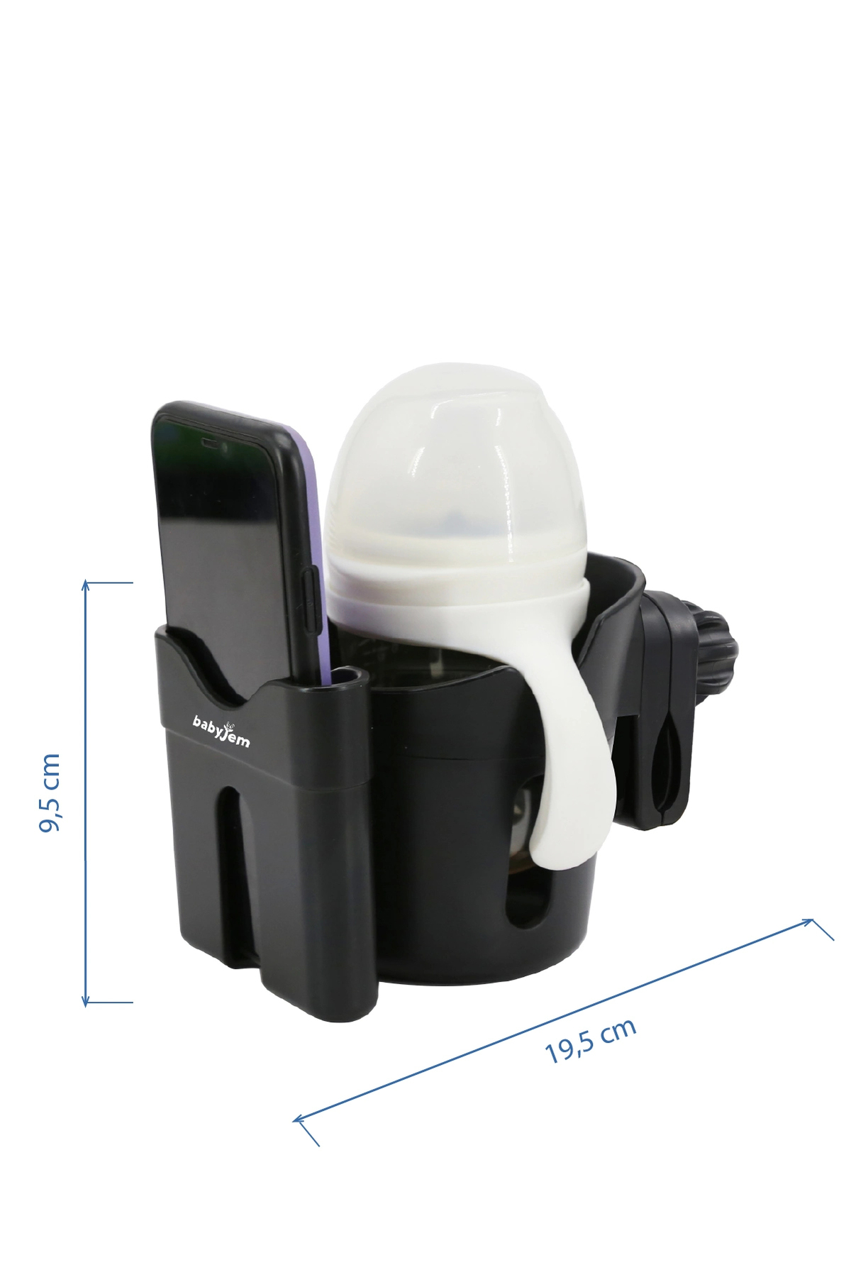 Babyjem Bebek Arabası Aksesuar 2 Parça Set Telefon Tutucu + Kanca XL fotoğrafı 6 (önizleme)