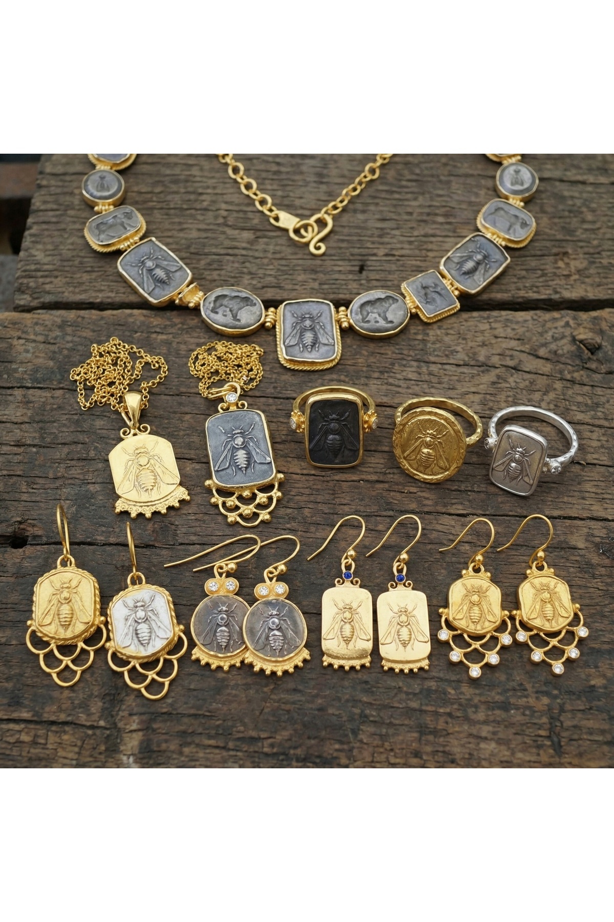 makeitbylove Sultan El Yapımı Kırmızı Topaz Arı Paralı Yüzük, Canlılık ve Tutku Sembolü, Gümüş Antik Takı