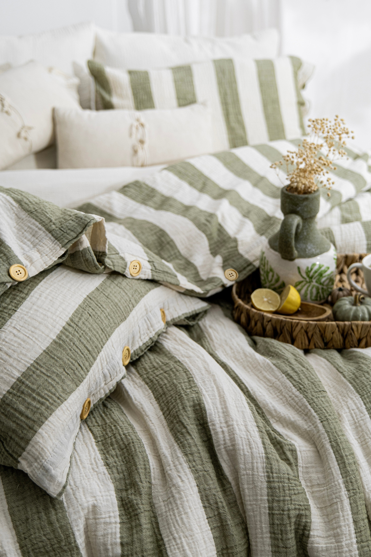 LOVA GREEN DUVET COVER SET