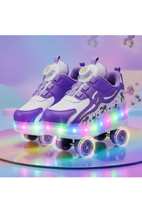 ROCKY Çocuk Patenli Işıklı Spor Ayakkabı & Yürüyüş Ayakkabısı & Sneakers