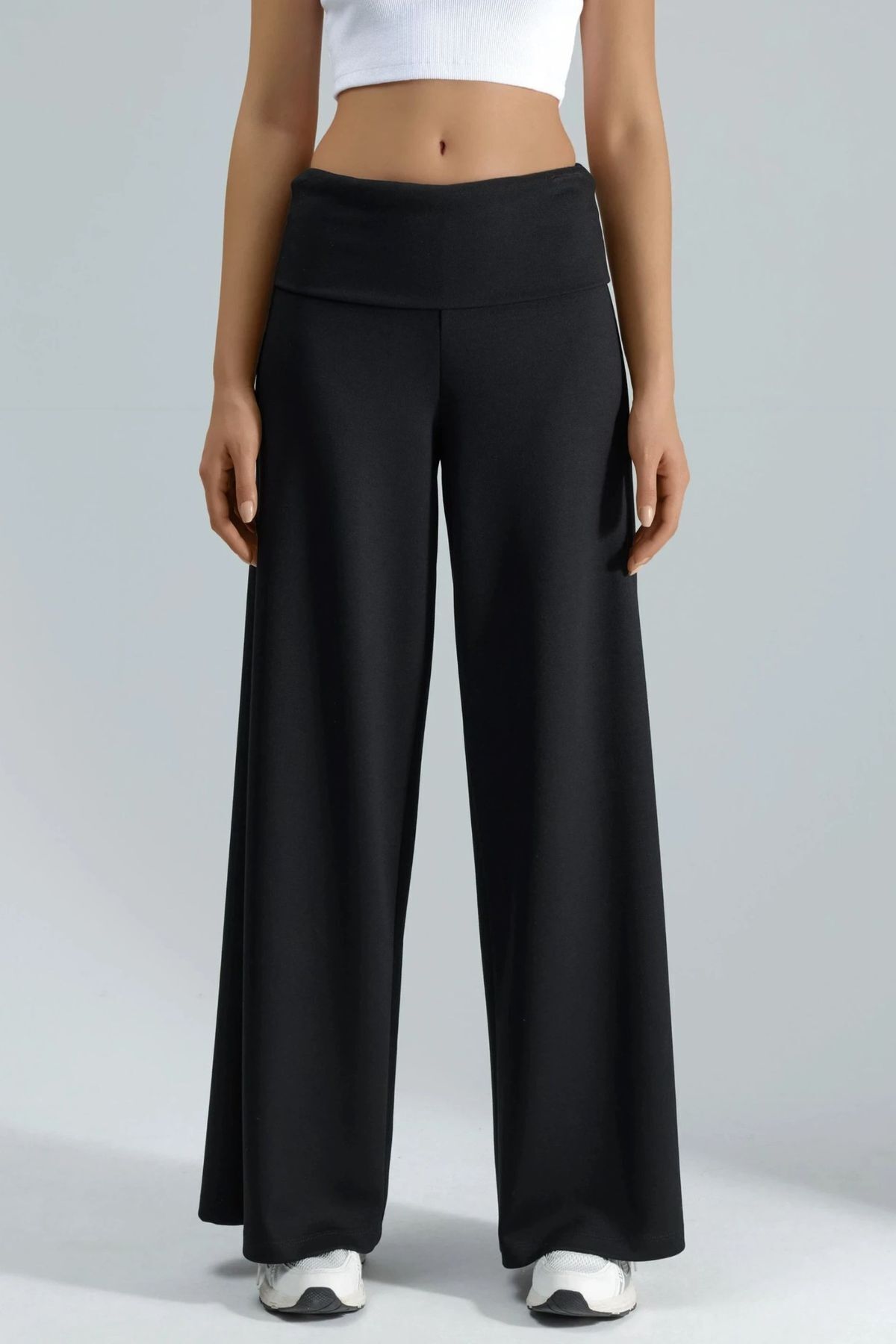 Hiccup  Modal Touch Kıvrık Belli Palazzo Pantolon