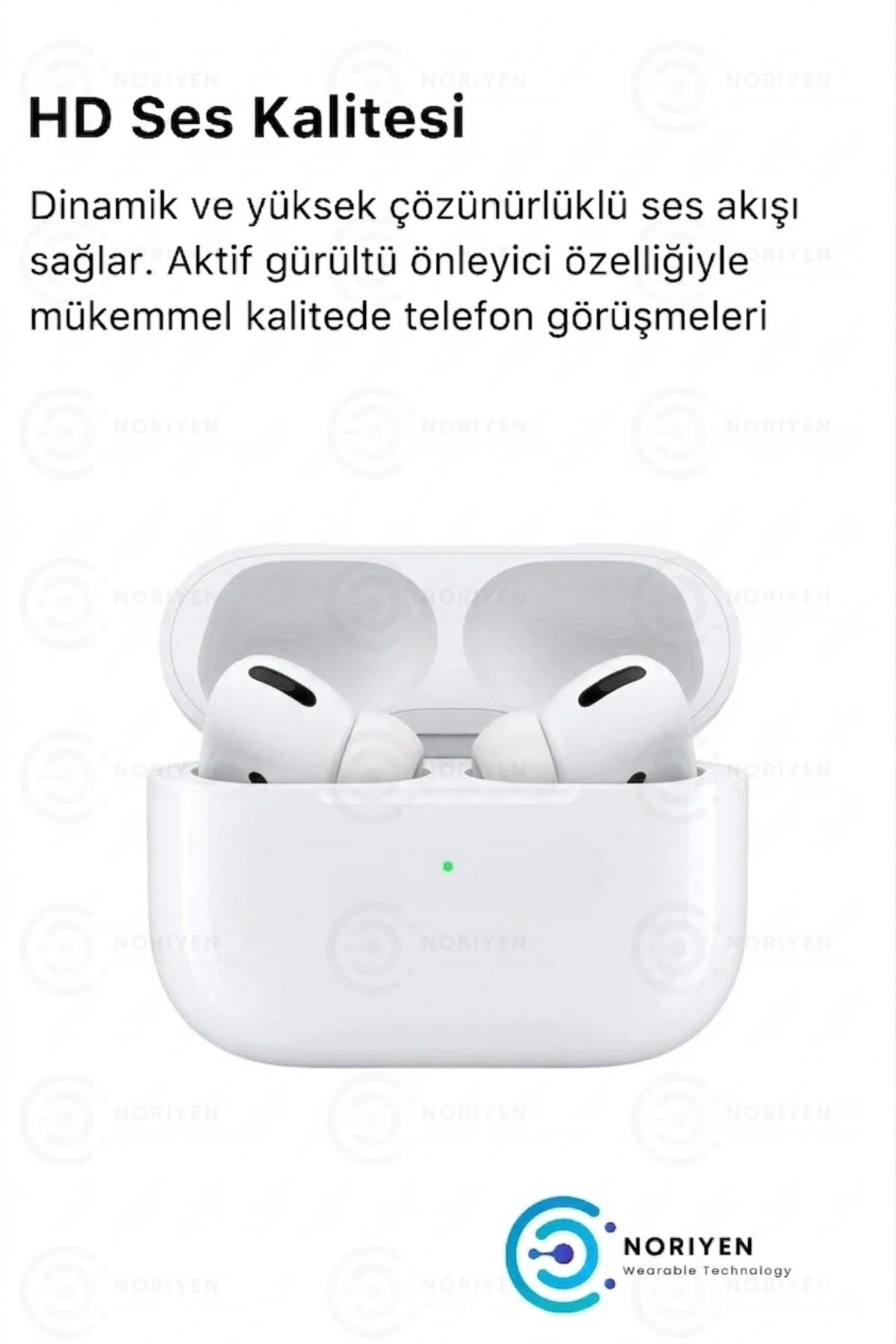 Premium Serisi White 2 Model IOS Android Uyumlu Aktif Gürültü Engelleme Kablosuz Bluetooth Kulaklık