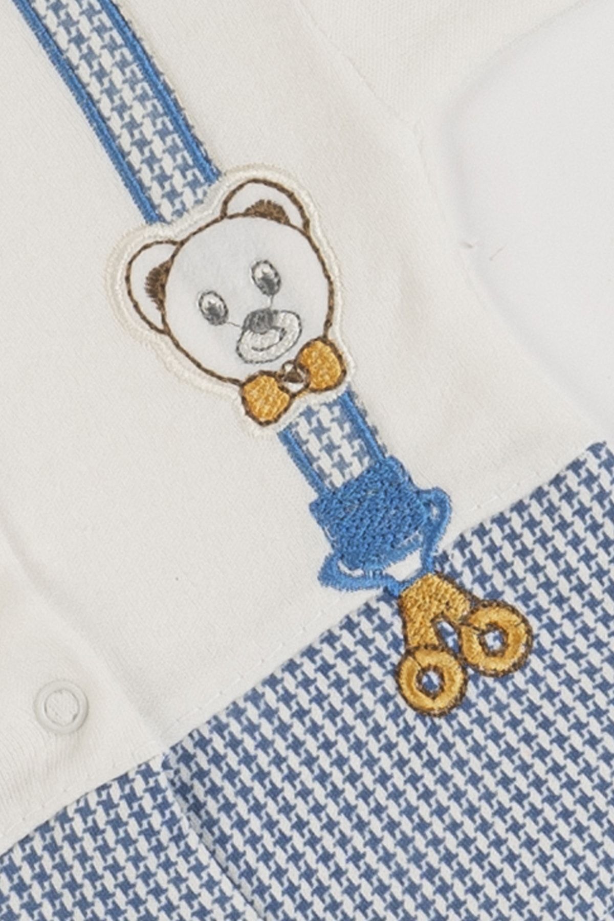 NEU KIDS (KUTULU) Yenidoğan Kıyafetleri Bebek Papyonlu 5 Li Hastane Çıkış Zıbın Seti fotoğrafı 3 (önizleme)