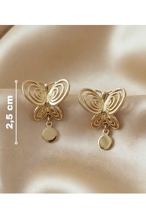 IrisAndCo Özel Seri 14k Altın Kaplama Masumiyet Müzesi Füsun Küpe