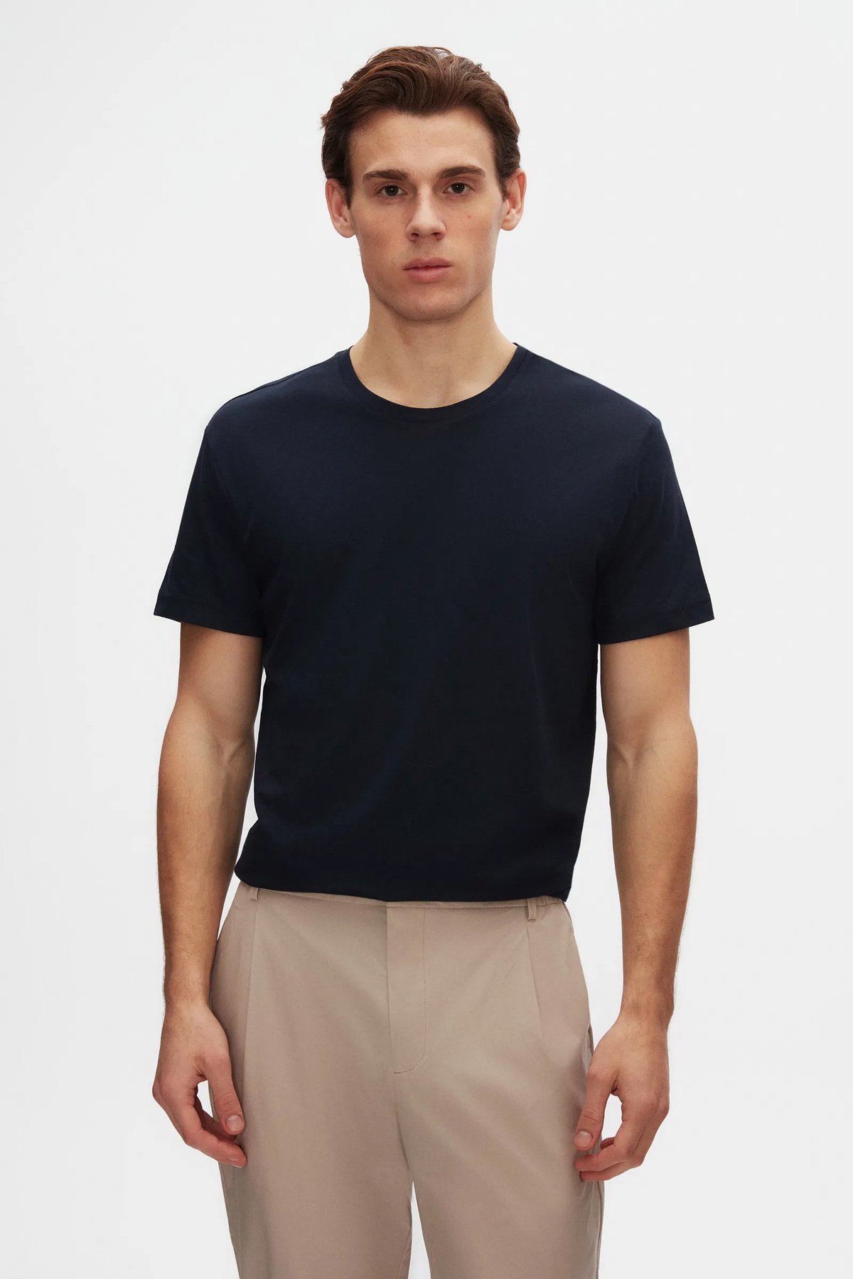Ds Groom Comfort Navy Blue 100% Cotton T-Shirt