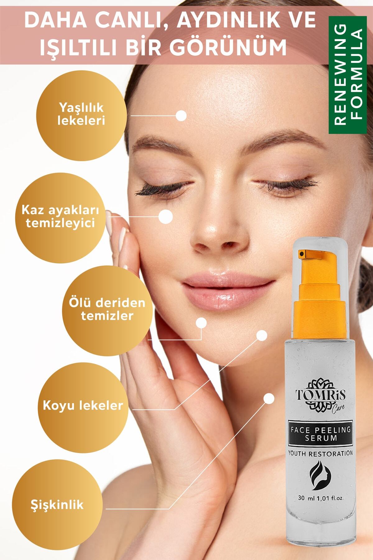 Işıltılı Ve Canlandırıcı Yüz Peeling Serum 30 Ml — YPS4603 — تصویر 3 از 6